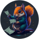 Finanzdenker Logo, Eichhörnchen, Geldanlage, Finanzen, Vermögen