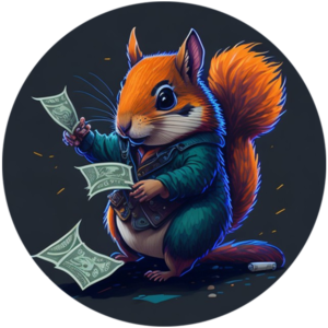 Finanzdenker Logo, Eichhörnchen, Geldanlage, Finanzen, Vermögen